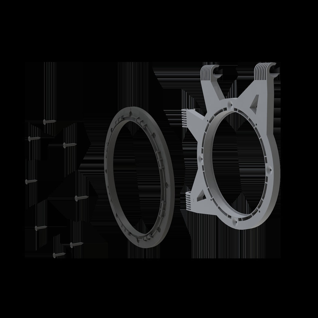 Secret Jardin Ducting Flange DF25 - příruba na 25mm tyč (Dark Room) pohled zezadu