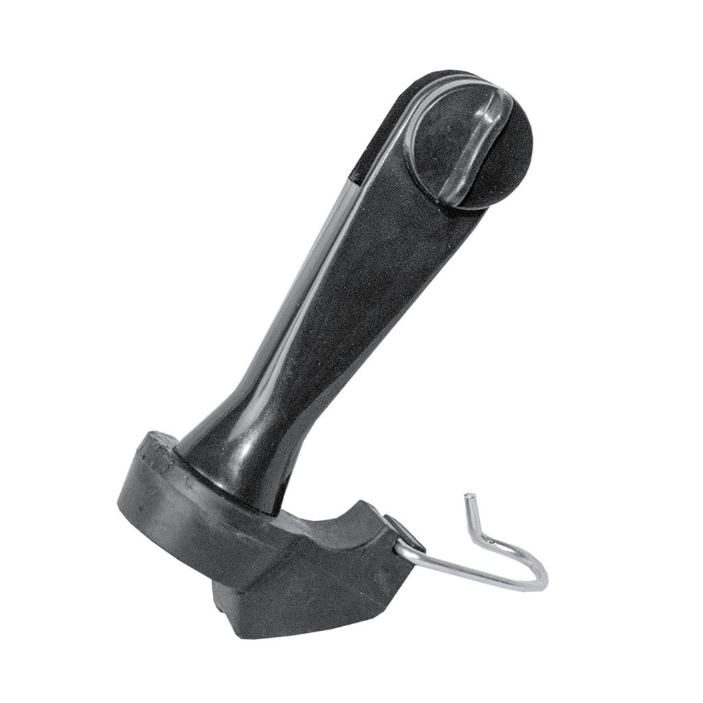 RAM ECO Clip Fan 20W, oscilační klipsnový ventilátor průměr 18 cm boční pohled