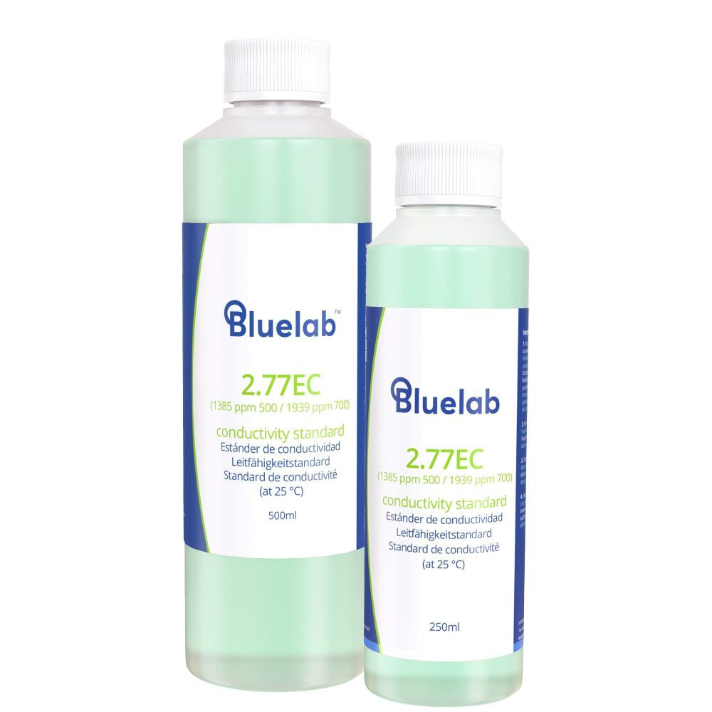 Bluelab EC 2.77 500 ml, kalibrační roztok BOX 6 KS pohled zepředu