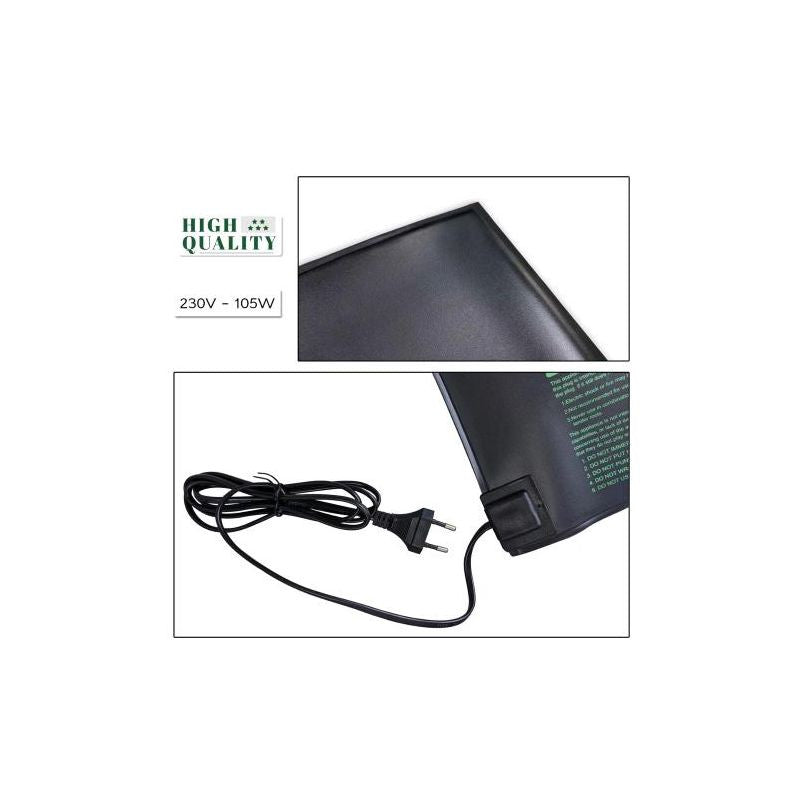 Airontek Heat Mat Large 120x50 cm, velká výhřevná podložka 105W druhý boční pohled