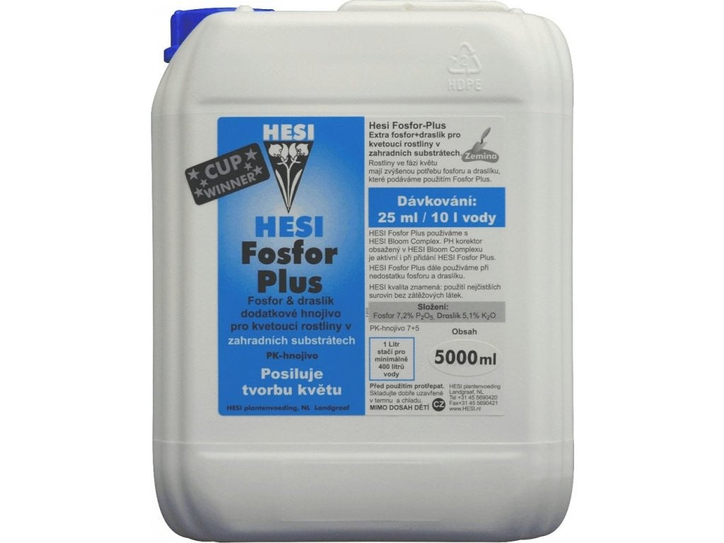 Hesi Phosphor Plus 5 l pohled zepředu