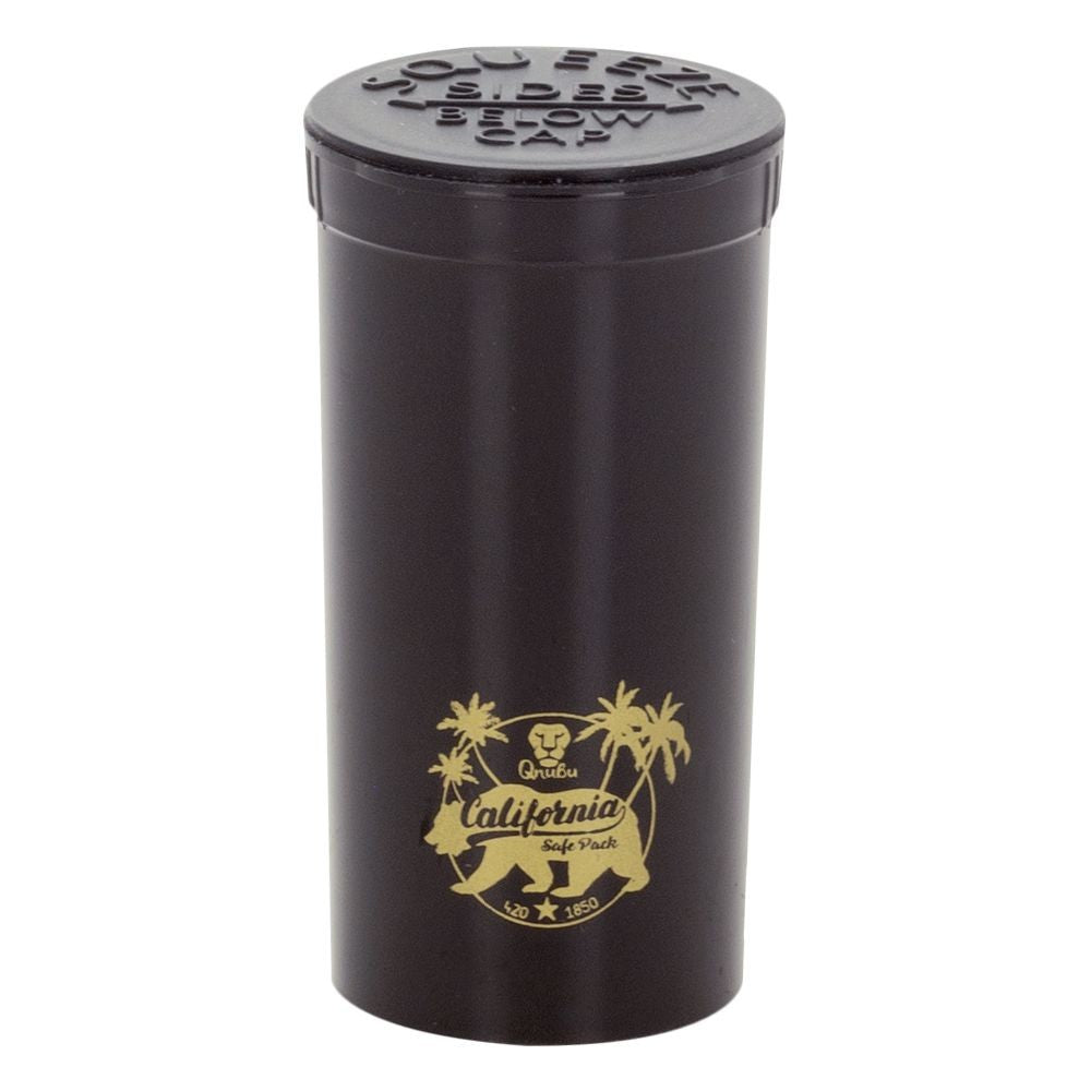 Qnubu California Pop Top 50 ml, resealable pocket container, front view