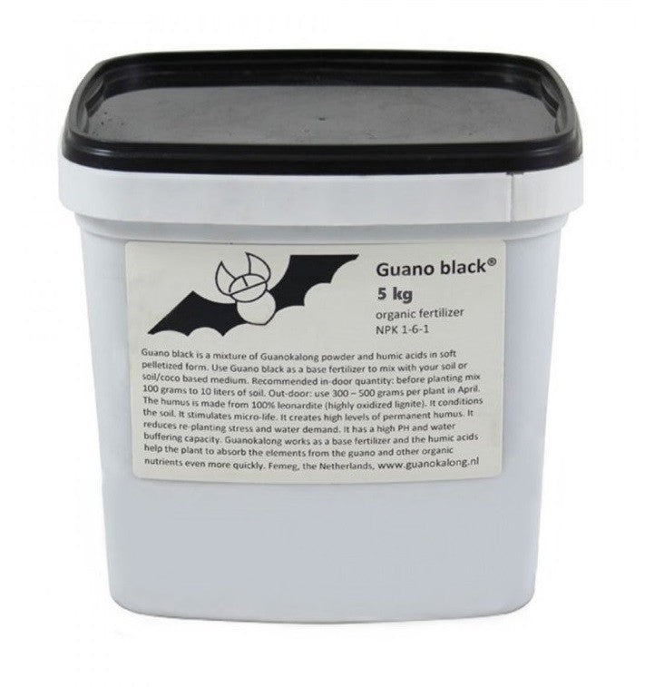 Guanokalong Guano Black Pellets 5 kg boční pohled