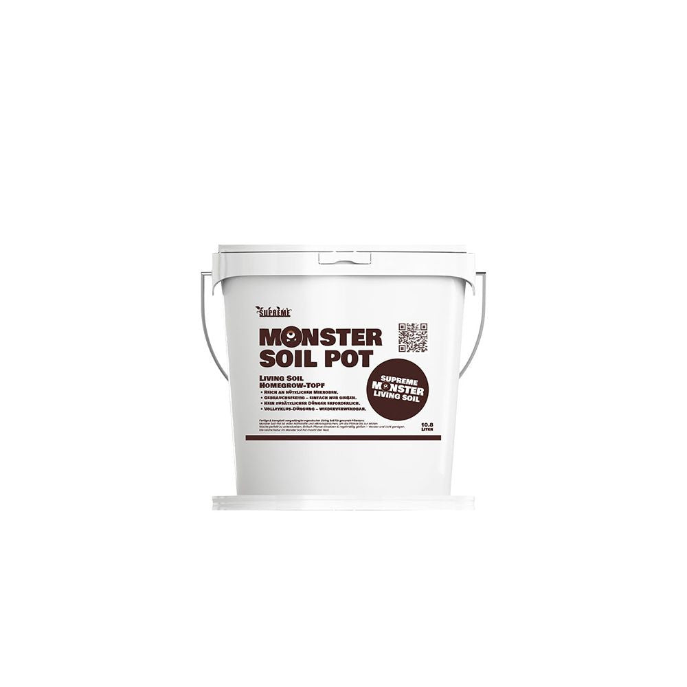 Monster Living soil Homegrow Pot 10.8 l pohled zepředu