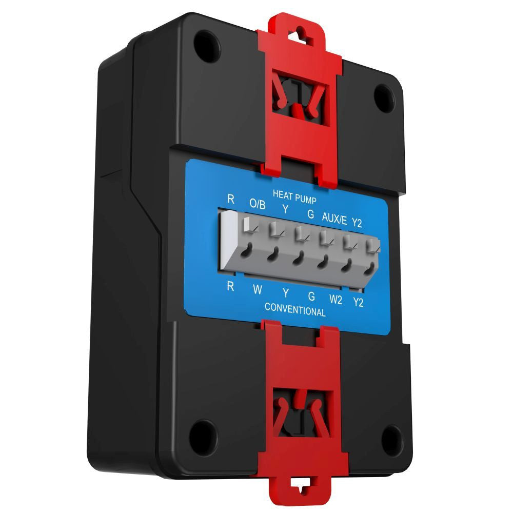 Trolmaster Thermostat Station 2 pro všechny typy HVAC (Heatpump a konvenční) (TS-2) pohled zezadu