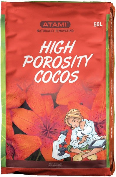 Atami High Porosity Cocos 50 l, kokos boční pohled