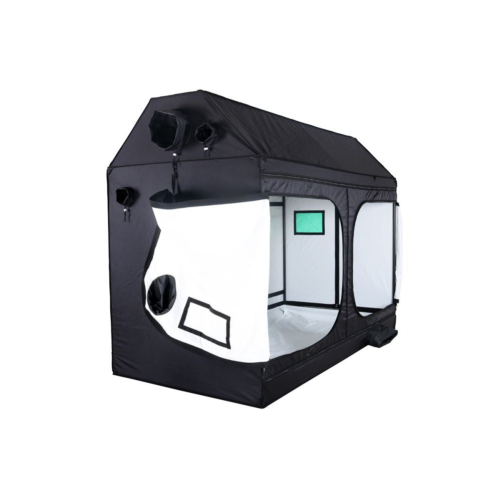 BudBox White PRO XXL-R 120x240x180 cm - zkosený druhý boční pohled