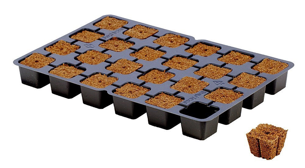 HGA Garden Eazy Plug CT24 Tray, sadbovač a kostky 28.5x19x3 cm pohled zepředu