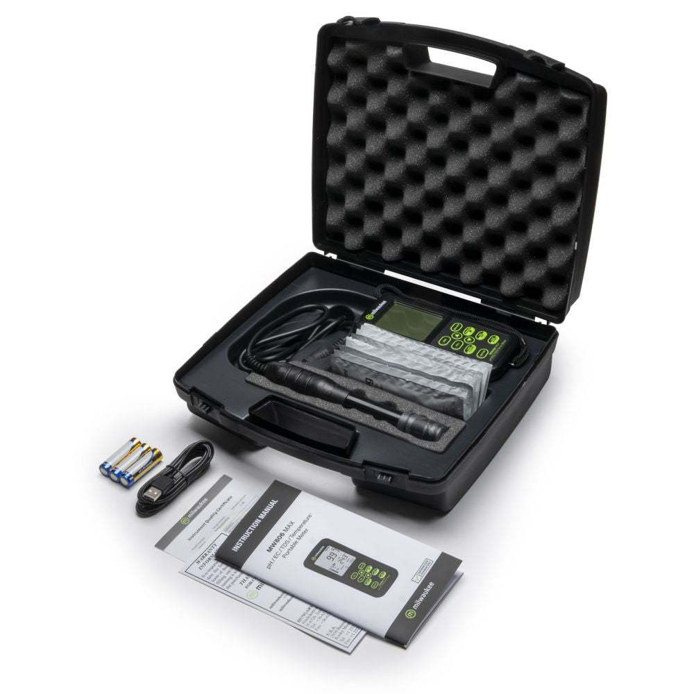 Milwaukee MW806, pH/EC/TDS/Teplota boční pohled