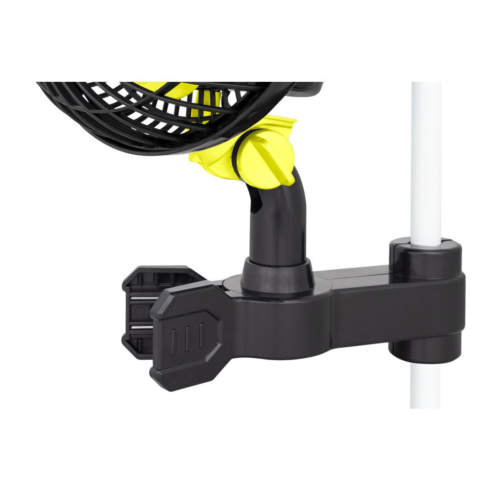 Garden High Pro Oscillating Fan 20W, dvourychlostní oscilační ventilátor průměr 20 cm boční pohled