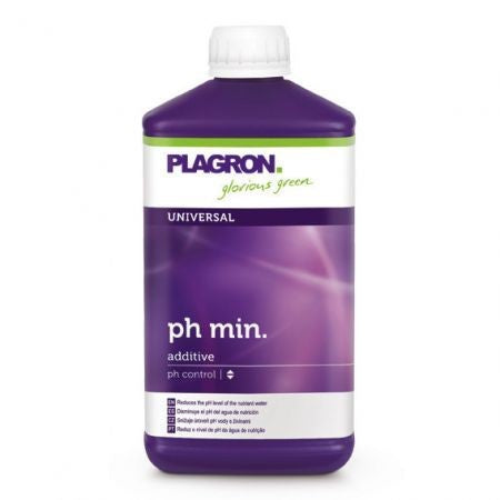 Plagron pH Min 500 ml boční pohled