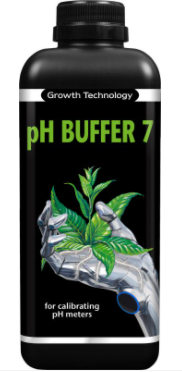 Growth Technology pH 7 Buffer 1 L, solution d'étalonnage vue de côté