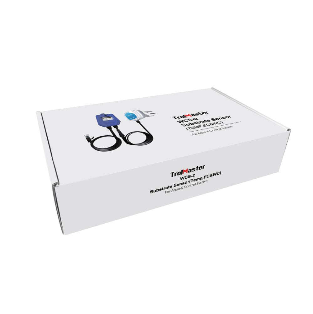 Trolmaster Soil Moisture-Temp-EC 3-in-1 Sensor & Cable set (WCS-2) pohled zepředu