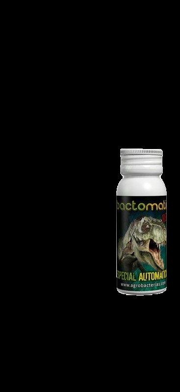 Agrobacterias Bactomatik (REX), organické hnojivo pro samonakvétací rostliny 10 g boční pohled