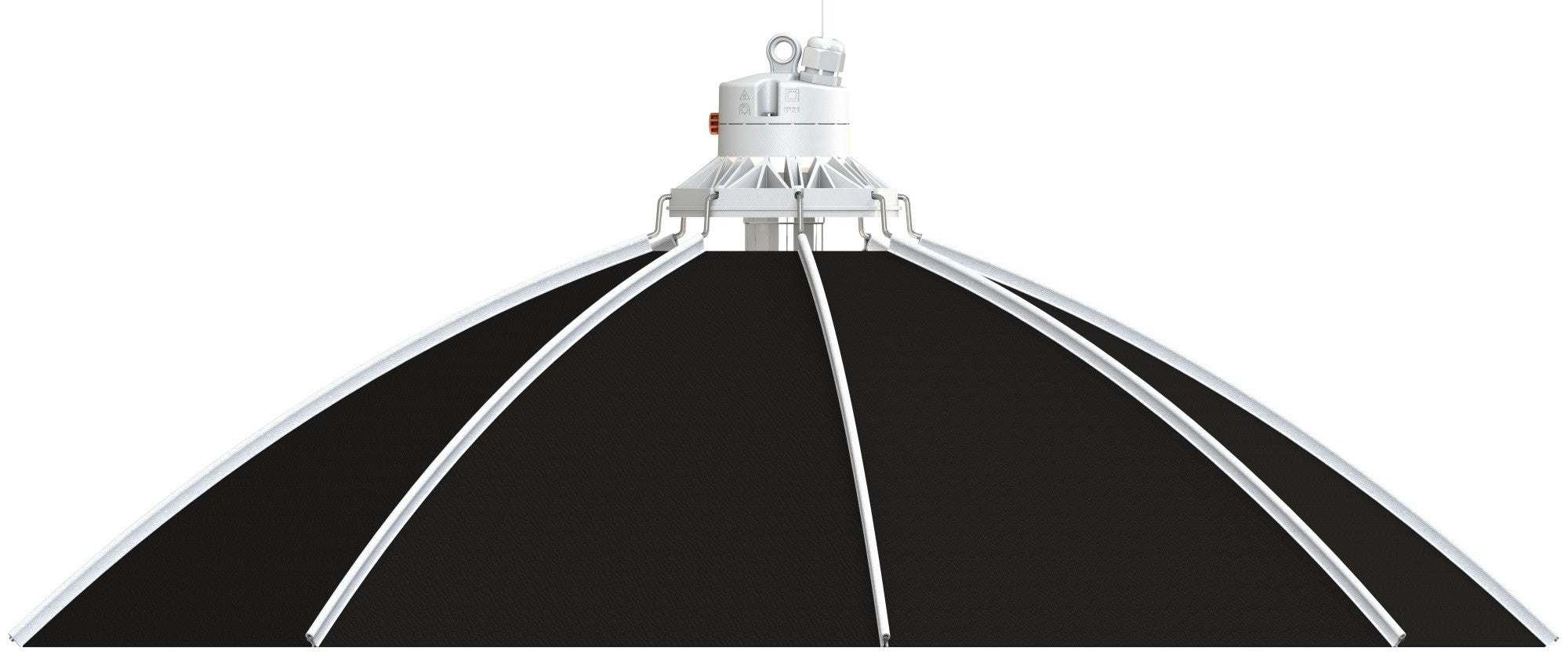 Secret Jardin Daisy Ø 80 cm, stínidlo pro CMH a HPS boční pohled