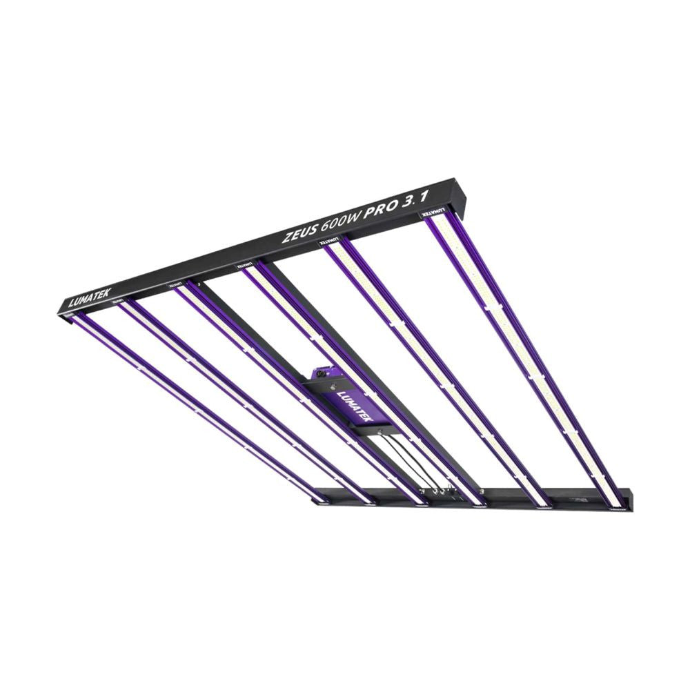 Lumatek LED Zeus 600W PRO 3.1 µmol/J bagsidevisning