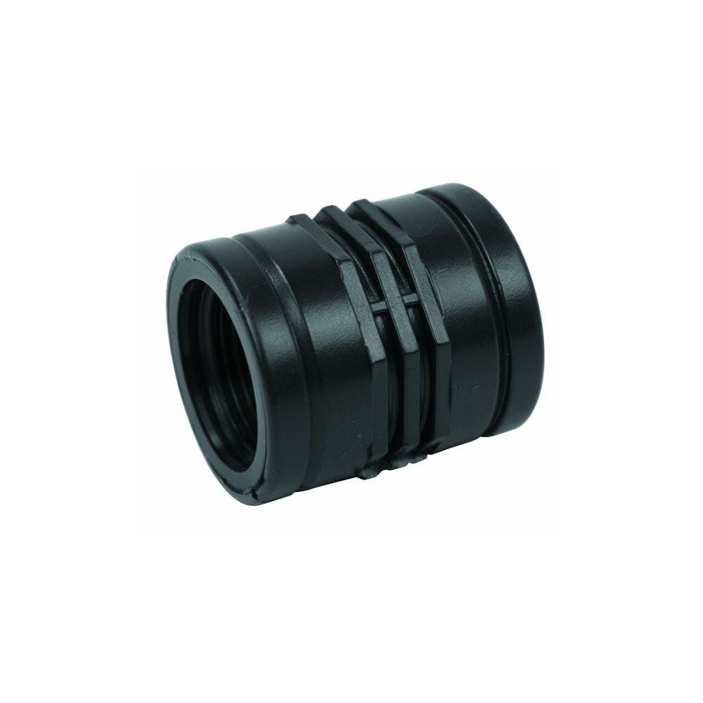 Irritec PP spojka 2x vnitřní závit 3/4“ pohled zepředu