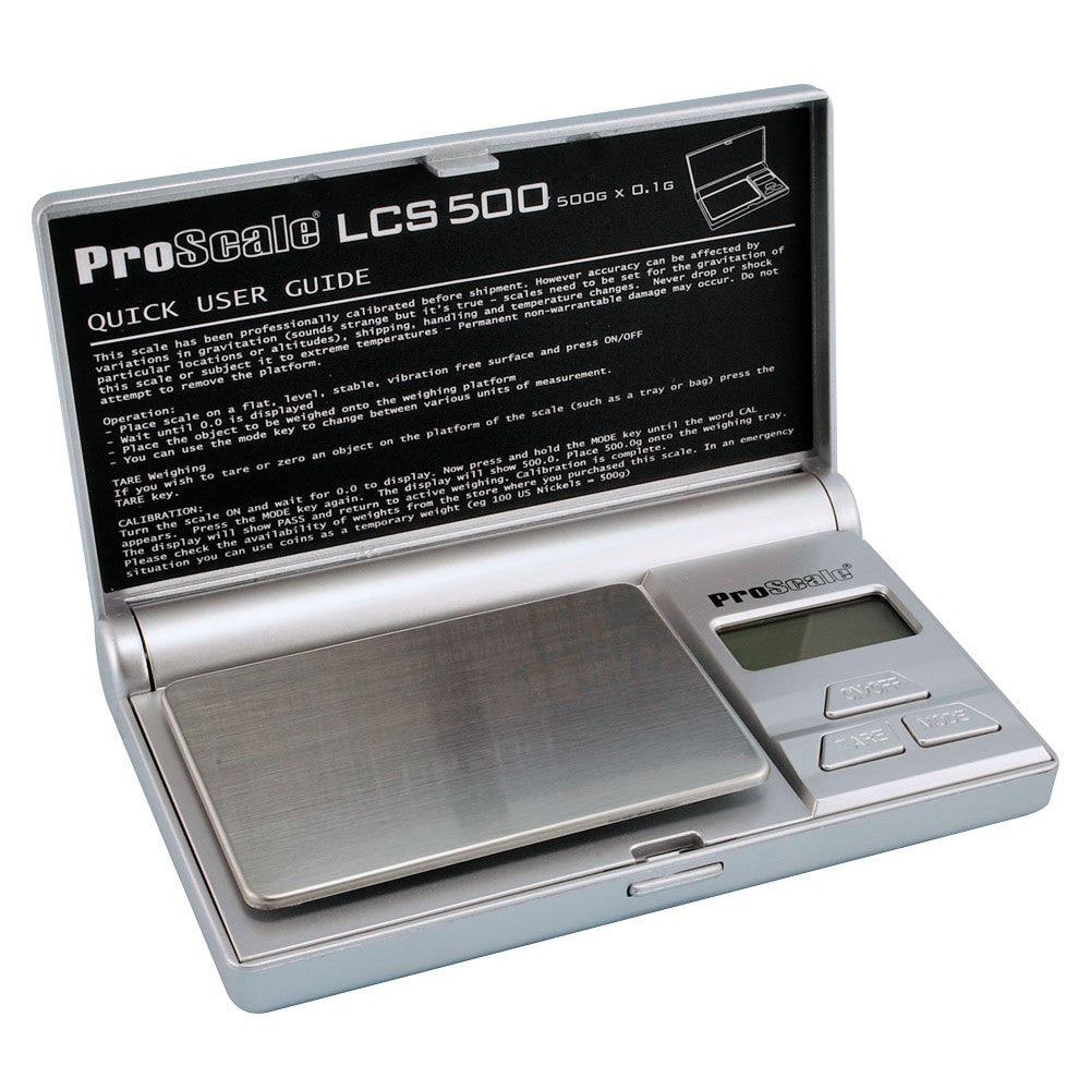 Balance numérique Proscale - LCS 500 g x 0.1 g vue de côté
