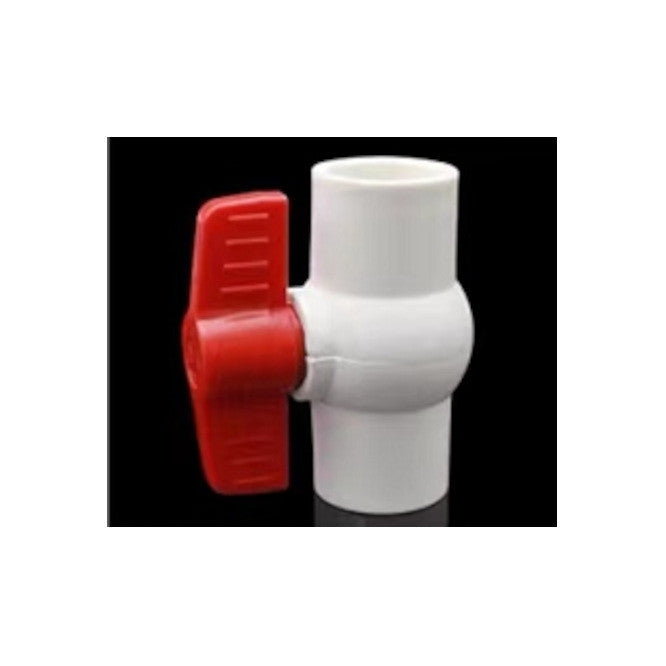 Urban Hydro ventil 32 mm, pro PVC trubky k NFT kanálu pohled zepředu