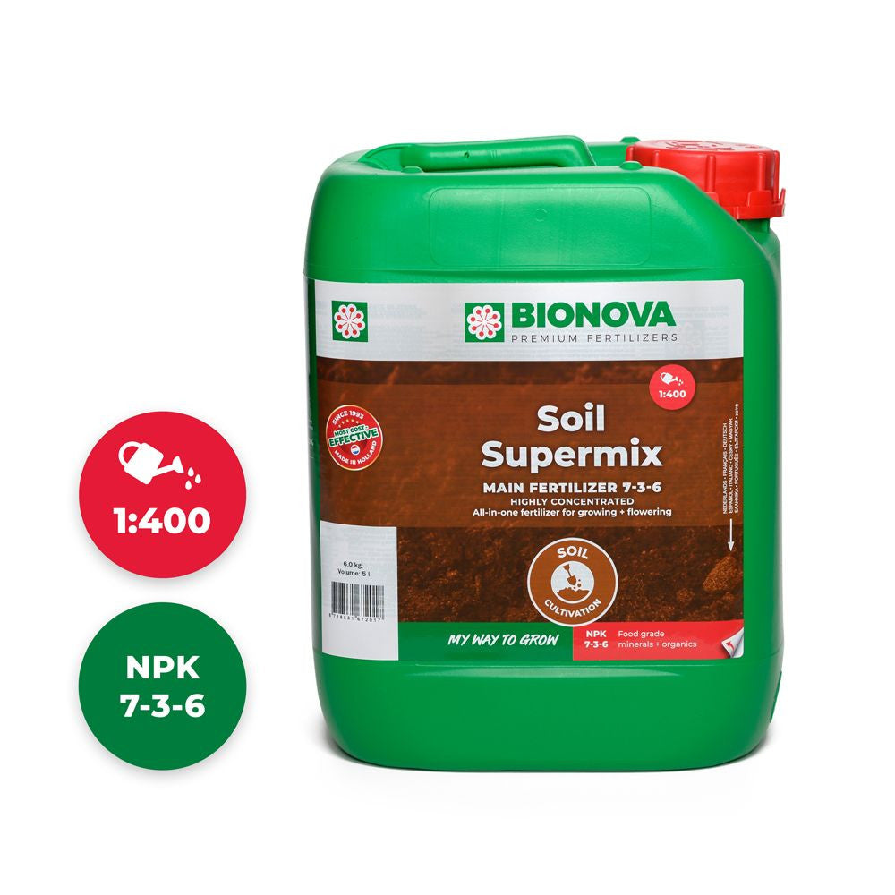 BioNova Soil Supermix 5 l pohled zepředu