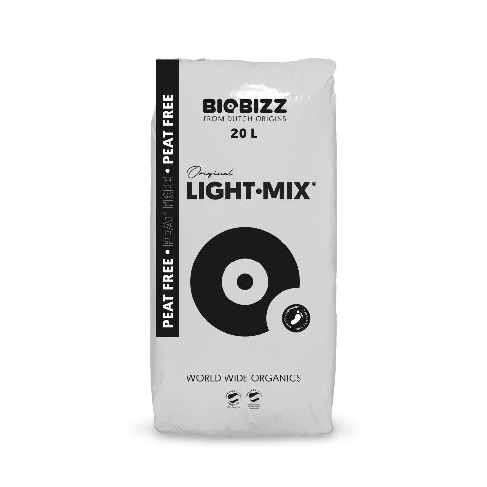 Biobizz Light Mix Peat Free 20 l, organický substrát bez rašeliny pohled zepředu