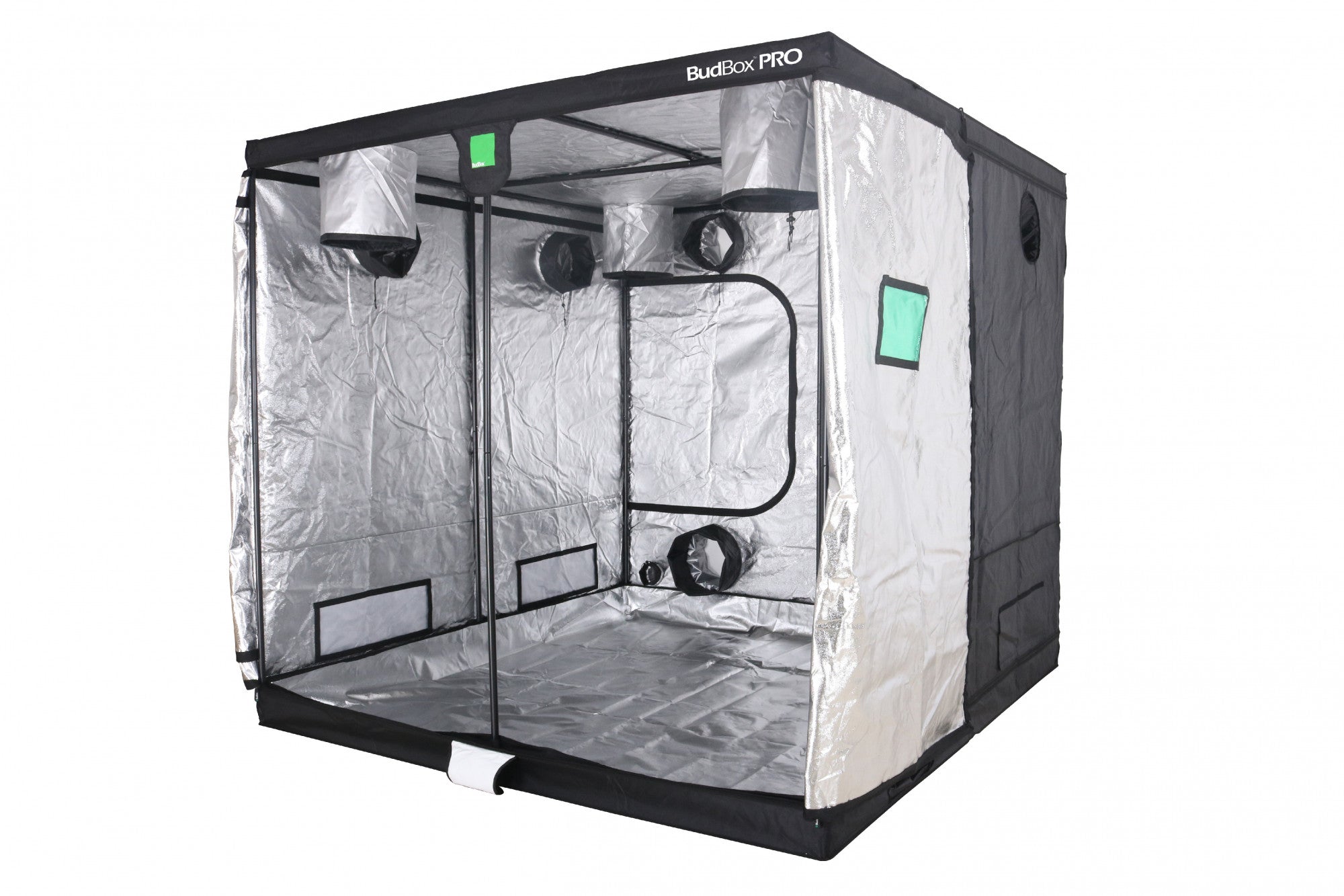 BudBox Silver PRO Titan+ HL 240x240x220 cm boční pohled