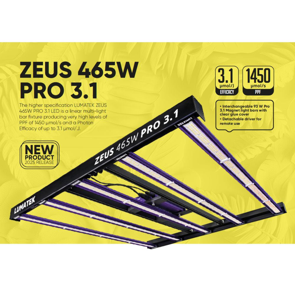 Lumatek LED Zeus 465W PRO 3.1 µmol/J Vorderansicht