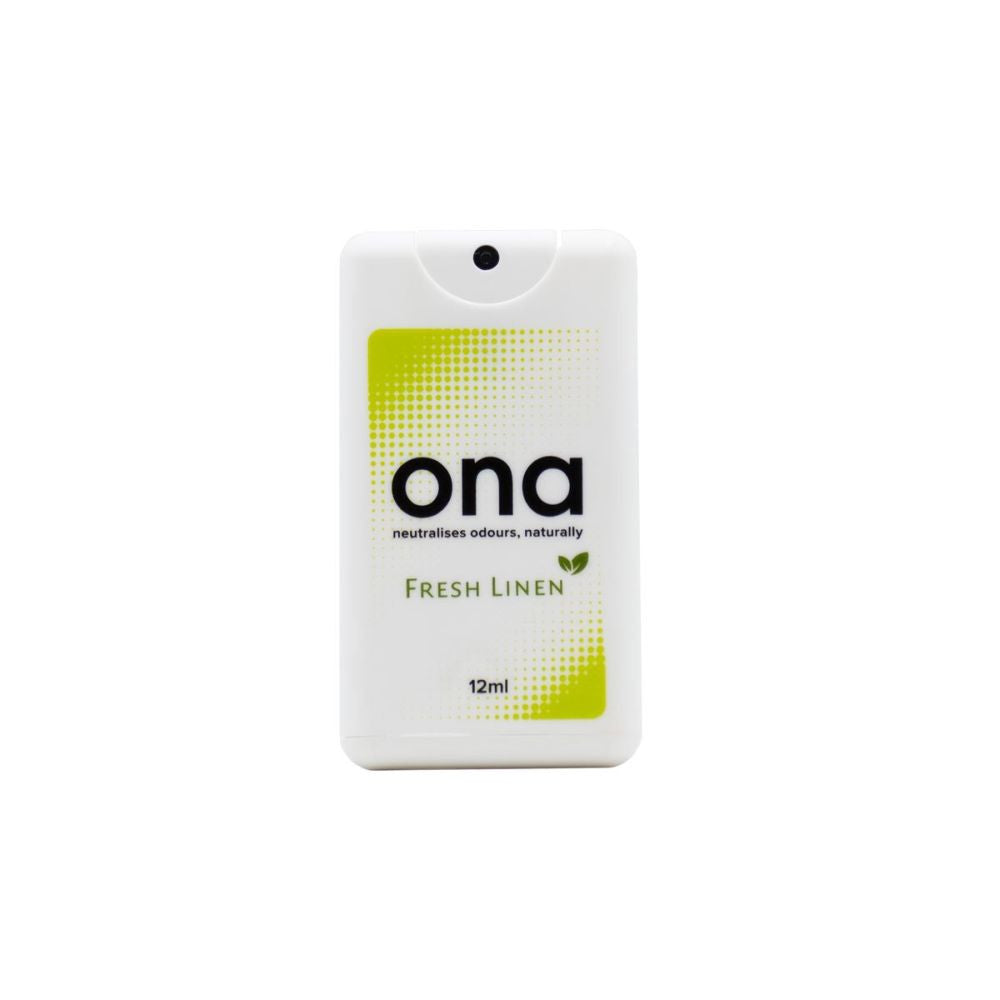 ONA Spray Card Fresh Linen 12 ml front view