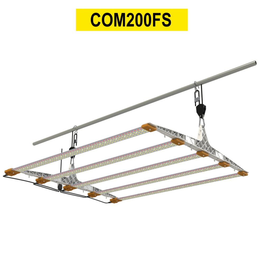 Secret Jardin Cosmorrow LED 40W x5, Full Spectrum Kit 2.85 μmol/J COM200FS boční pohled