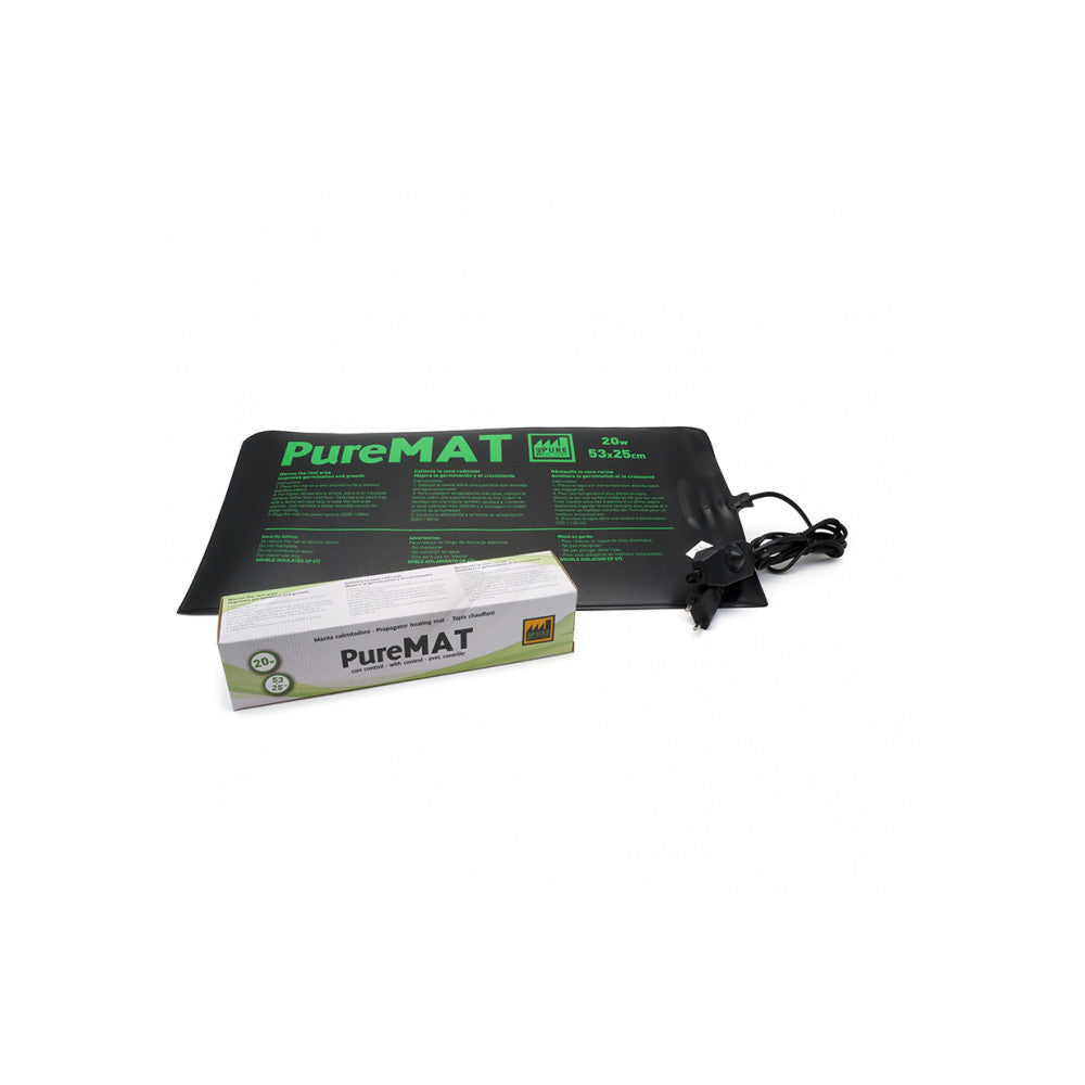 PureMAT 20W - 53x25cm, výhřevná podložka s regulací výkonu pohled zepředu