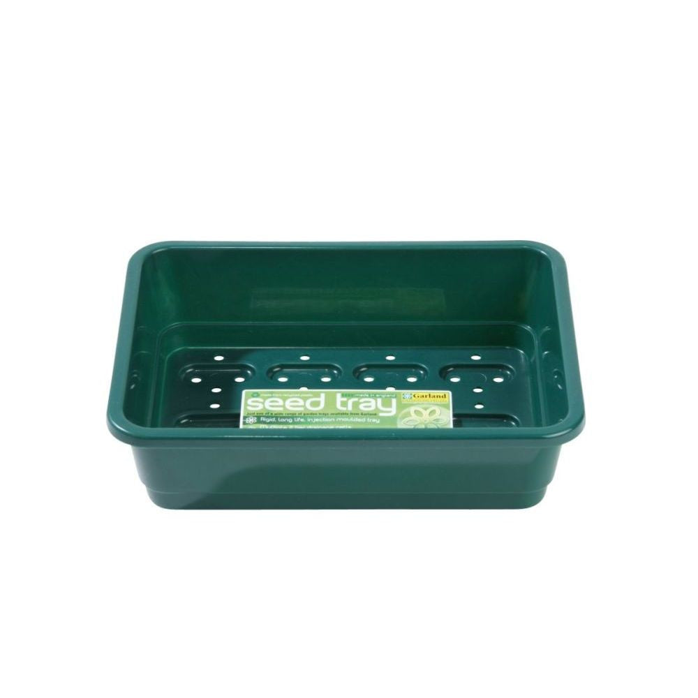 Garland podmiska plast Small Seed Tray Green s drenáží 23x17x6 cm pohled zepředu