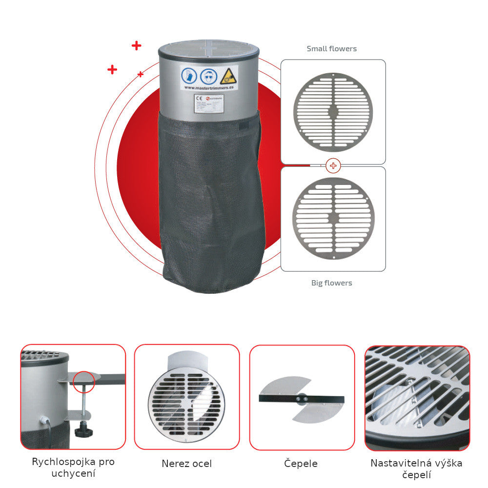 Master Trimmer MT Pocket, pro mokrý trim druhý boční pohled