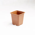 Květináč plastový terrakot 9x9x10 cm - 0.5 l, BALENÍ 100 ks pohled zepředu