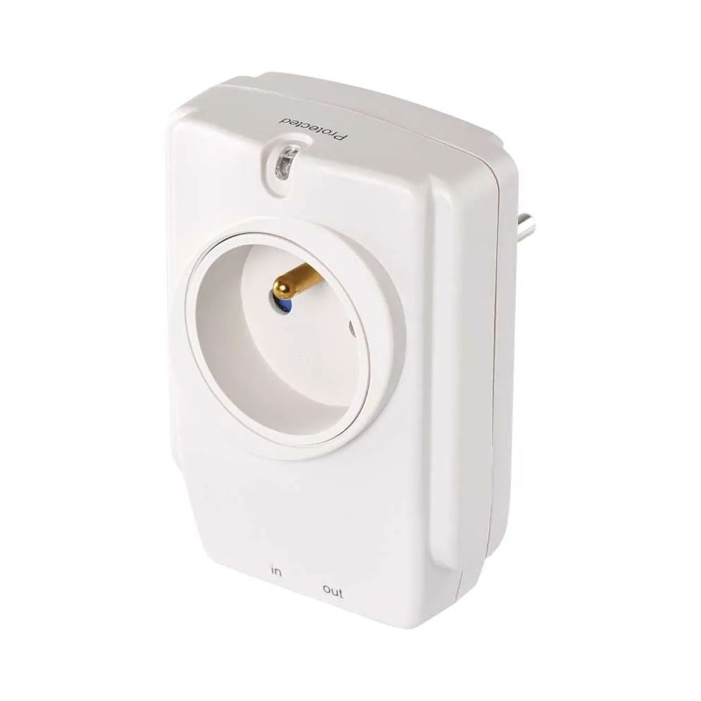 Emos přepěťová ochrana 918J pohled zezadu