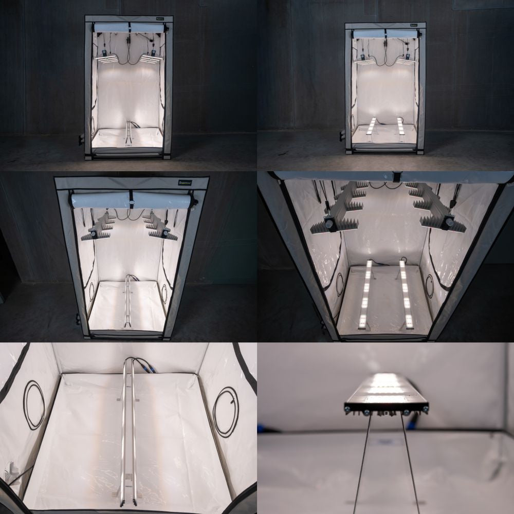 SANlight Undercanopy STIXX 3-80 LED 70W - 191 μmol/s (AA5120) pohled na obsah balení