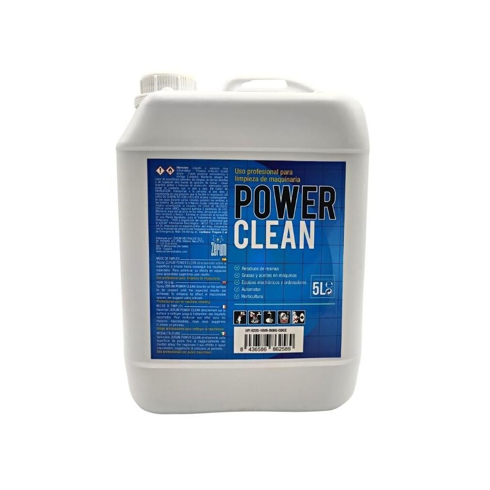 Zerum Power Clean čistič, 5 l pohled zepředu