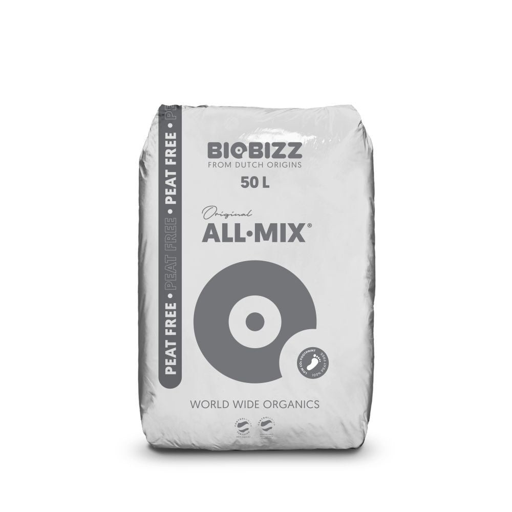 Biobizz All Mix Peat Free 50 l, organický substrát bez rašeliny pohled zepředu