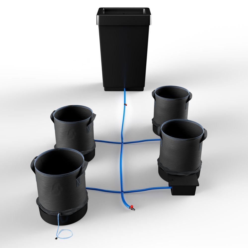 Autopot FlexiPot, 4 květináče s nádrží 47 l (Aquavalve5) pohled zepředu