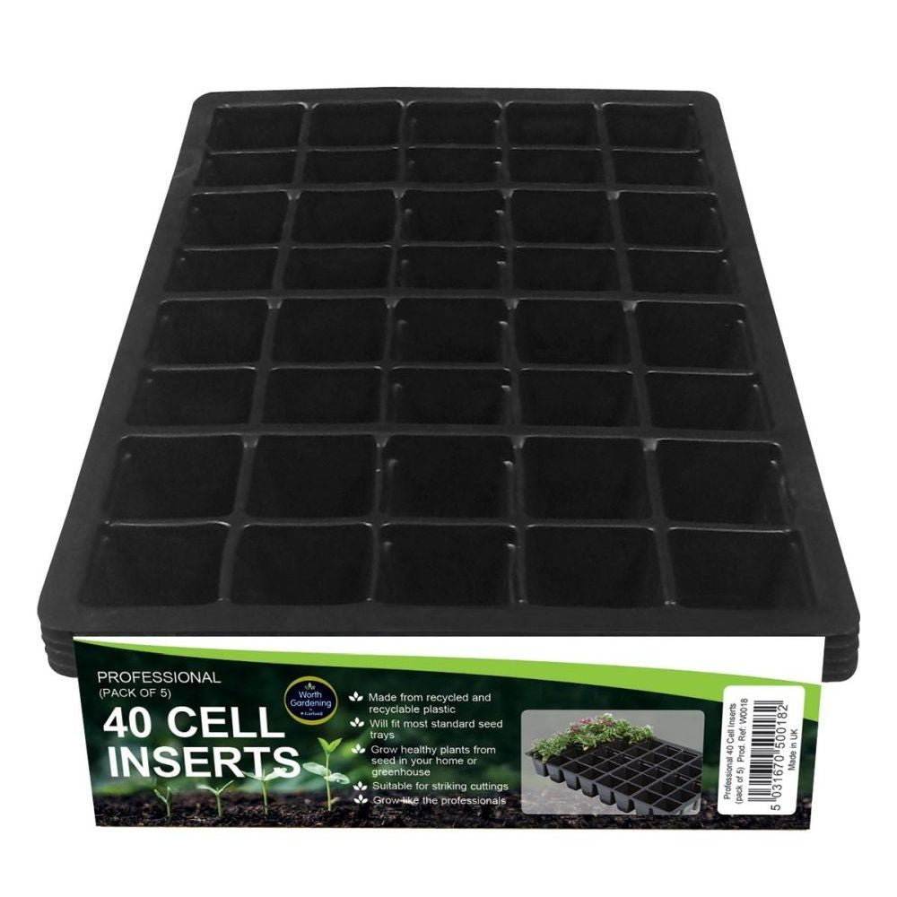 Garland seedling tray 40, 35.5x23x5 cm, 5 pcs rear view