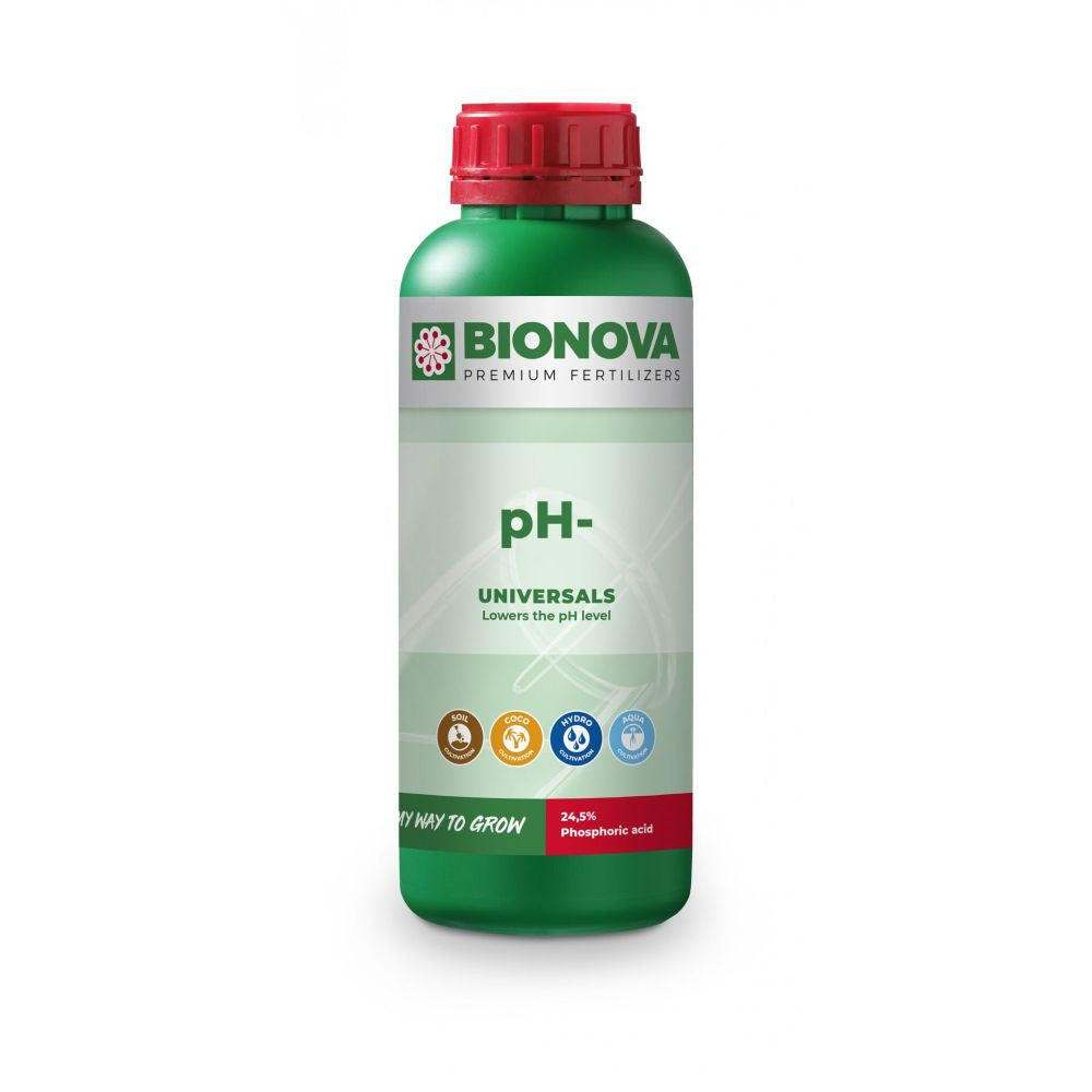 BioNova pH- (P2O5 24,5 % Phosphorsäure) 1 l Vorderansicht