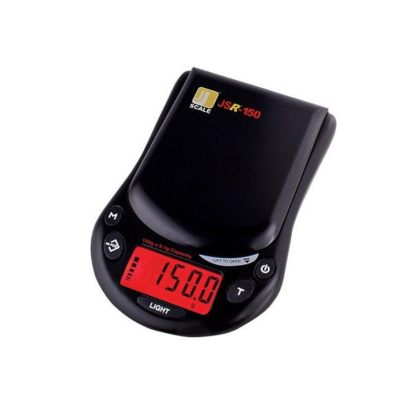 Kapesní váha J-Scale JSR-150 - 150 g x 0.1 g boční pohled