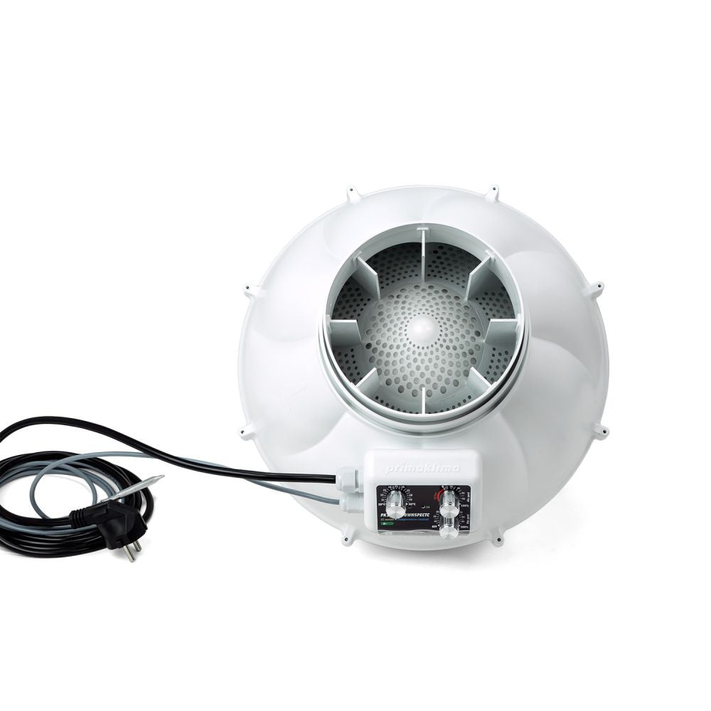 Prima Klima fan Whisperblower EC-TC 150-160 mm - 1400 m3/h, EC motor and temperature-controlled speed rear view