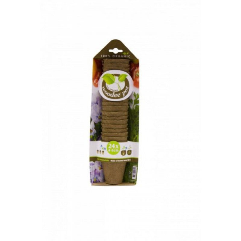 HGA Garden 24 Woodee Pot 6x6 cm pohled zepředu