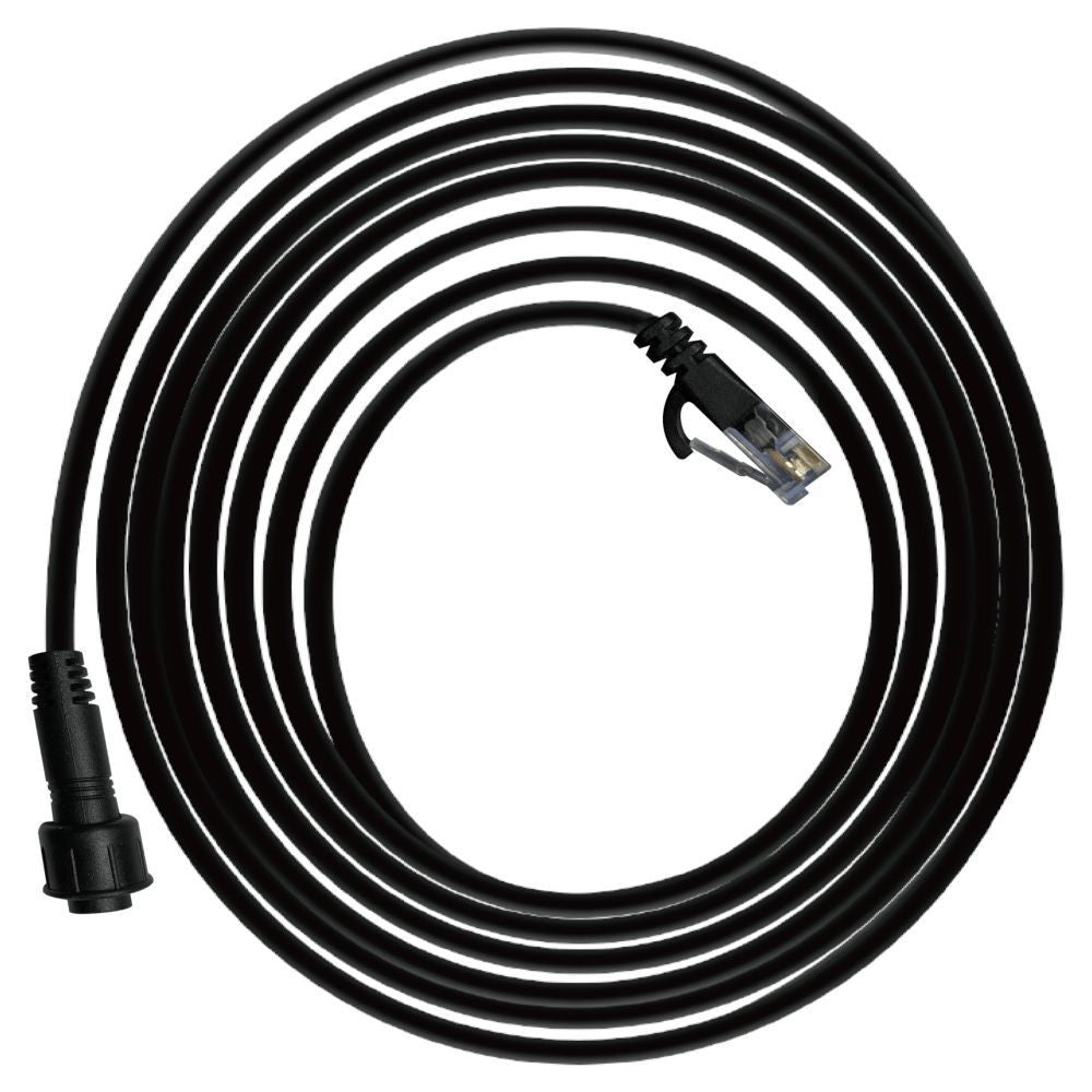 Trolmaster RJ12 na 4-pin IP65 connecter cable, 365 cm (ECS-9) boční pohled