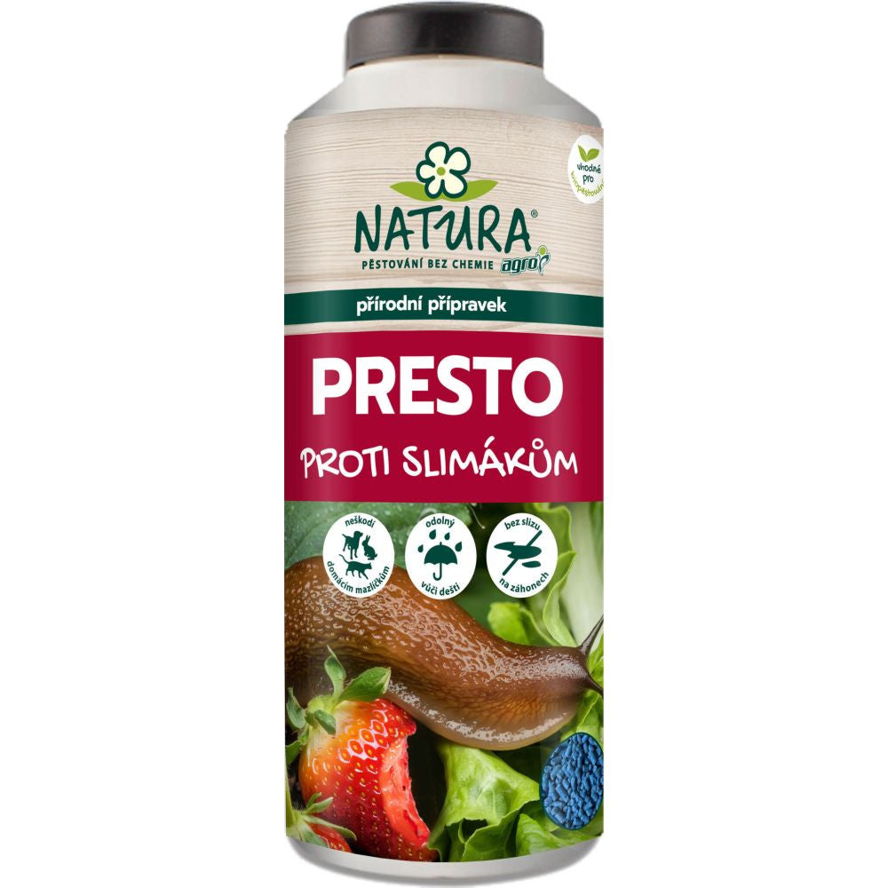 AGRO Natura Presto na slimáky a plzáky 920 g pohled zepředu