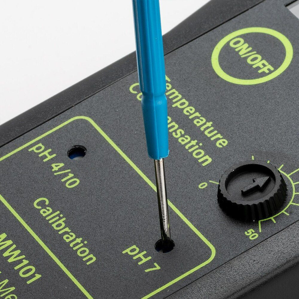 Milwaukee MW101 PRO SOIL, pH metr boční pohled