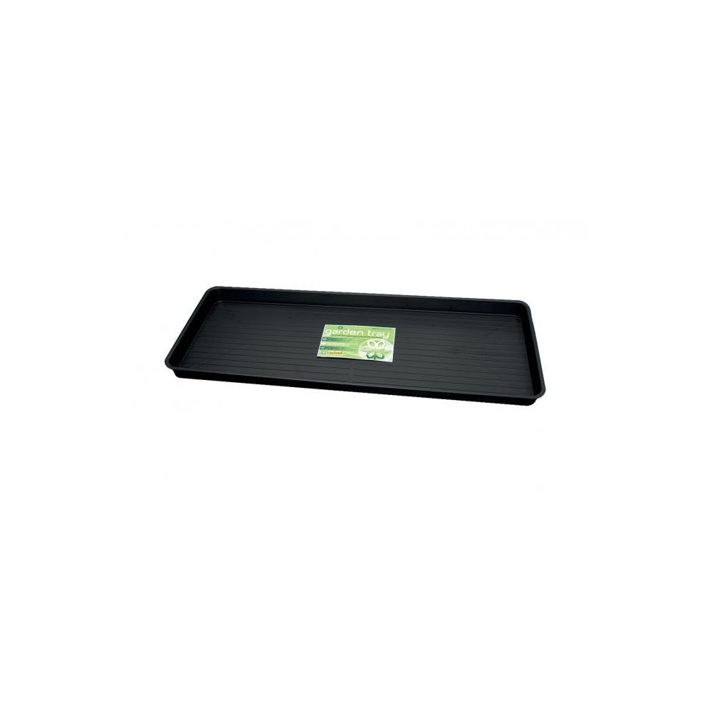 Garland podmiska plast Tray Black Premium 100x40x5 cm pohled zepředu