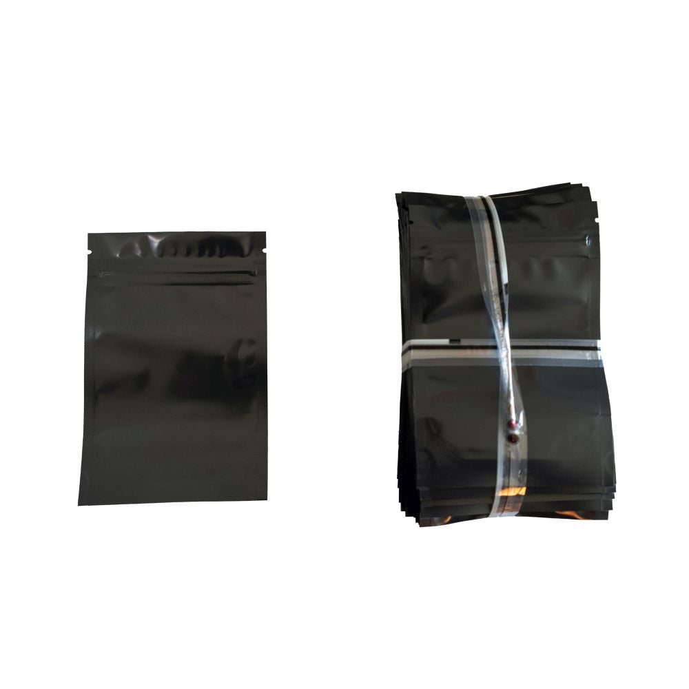 Urban Zip sáček Mylar neprůhledný 8.5x12.5x3 cm 3.5G, balení 50 ks pohled zepředu