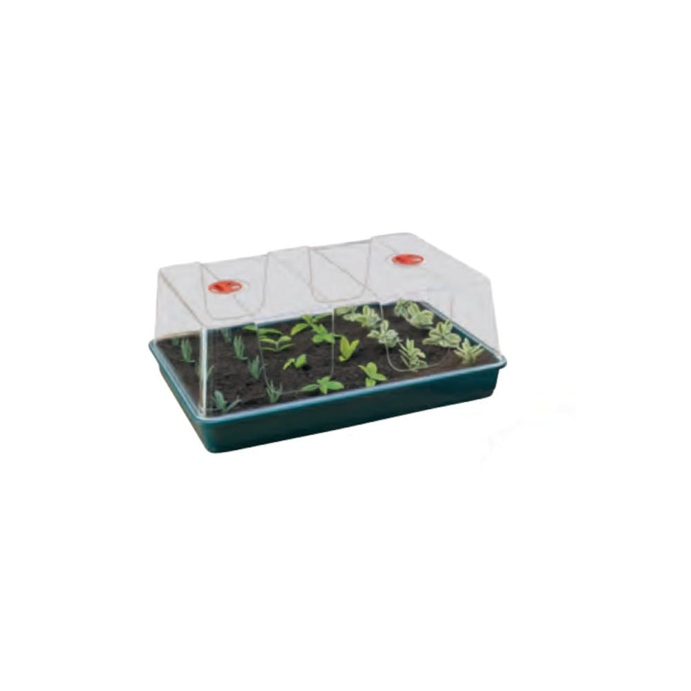 Garland skleník XL High Dome Propagator Black, tvrdý plast, nevyhřívaný, 58x40x22.5 cm druhý boční pohled