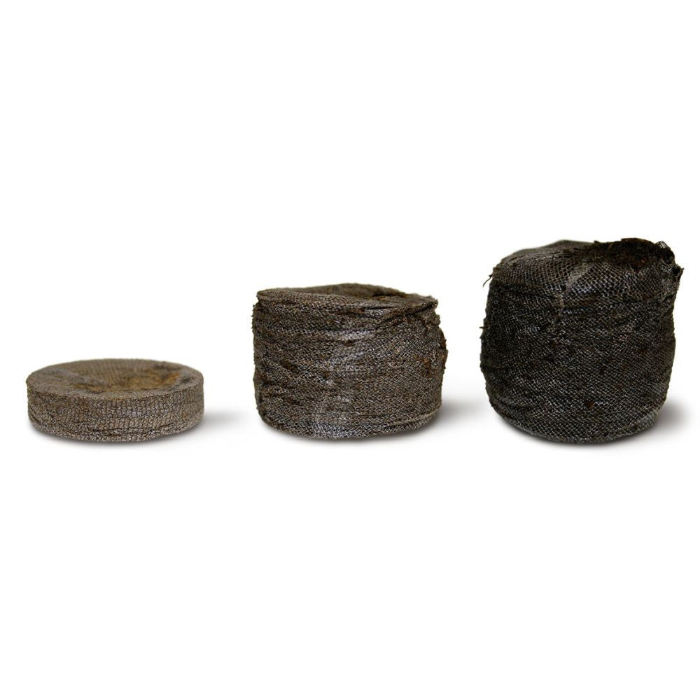 Jiffy 7 průměr 39 mm, 1 tableta pohled zepředu